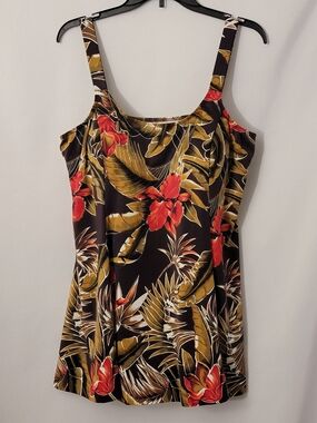 It Figures! Fit For QVC One-Piece Swimdress Size 20W